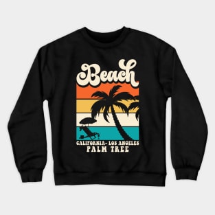 Beach California Los Angeles Palm Tree T Shirt For Women Men Crewneck Sweatshirt